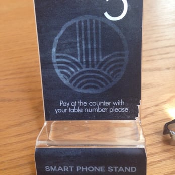 Ramen Hakata - Phone stand at the table - Ramen Near Me - Addison, Texas