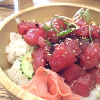 Ladybug Café - Ahi Tuna Poke Bowl SO GOOD! - Japanese Near Me - Gardena, California Ladybug Café - Ahi Tuna Poke Bowl SO GOOD! - Japanese Near Me - Gardena, California