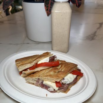 Metro Marche - Prosciutto Mozzarella Sandwich and PB Protein(Vegan) - Salad Near Me - New York, New York Metro Marche - Prosciutto Mozzarella Sandwich and PB Protein(Vegan) - Salad Near Me - New York, New York