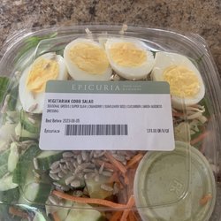 Epicuria - Vegetarian Cobb salad. Haven't seen this salad here before. Yay for veg options