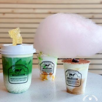 Sweet Cow Cafe - My order!!! Uji matcha milk latte, mango tree and tiramisu soft serve - Ice Cream & Frozen Yogurt Near Me - Pasadena, California Sweet Cow Cafe - My order!!! Uji matcha milk latte, mango tree and tiramisu soft serve - Ice Cream & Frozen Yogurt Near Me - Pasadena, California