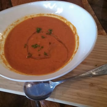 Marinade On Main - Roasted Red Pepper and Tomato Bisque - American Near Me - Ramona, California Marinade On Main - Roasted Red Pepper and Tomato Bisque - American Near Me - Ramona, California