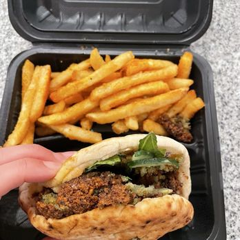 Taza Grill - Falafel supreme pita - Middle Eastern Near Me - East Lyme, Connecticut