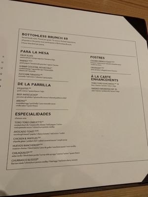 Menu photo 2 Toro Toro Fort Worth Fort Worth, TX Menu photo 2 Toro Toro Fort Worth Fort Worth, TX