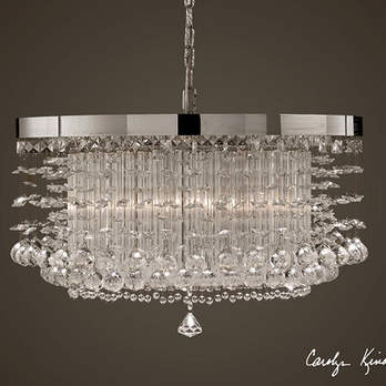 Liebold & Son Interiors - Uttermost/ Fascination Chandelier - Shades & Blinds Near Me - Seminole, Florida