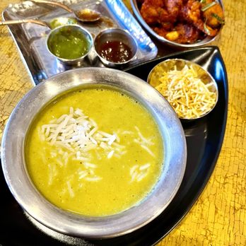 Masala Kraft Cafe - Mulligatawny Soup and Lasooni Gobi - Indian Near Me - Hartsdale, New York