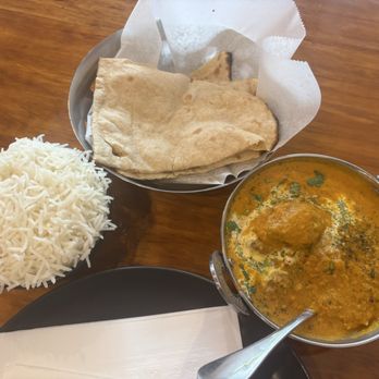 Indian Aroma - Malai kofta, rice, & tandoori roti - Indian Near Me - Gainesville, Florida