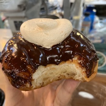 Destination Donuts - Fresh Buckeye Donut (It was still warm.) - Donuts Near Me - Columbus, Ohio
