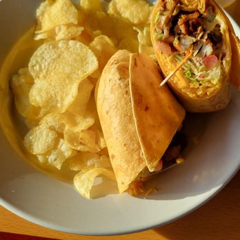 Aerie's Resort - Chicken Wrap - Wineries Near Me - Grafton, Illinois