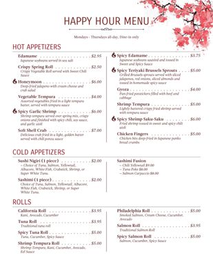 Menu photo 8 Zen Sushi & Grill McKinney, TX