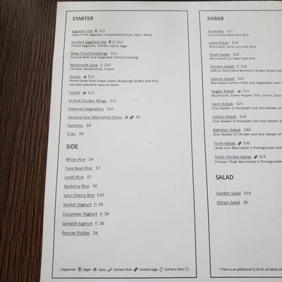 Menu photo 6 Suren Burnaby, BC