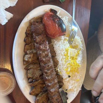 Heidar Baba - Beef Soltani and Koobideh Combo - Middle Eastern Near Me - Pasadena, California