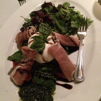 Villa Ravenna Fine Dining - Prosciutto and caprese salad. Special off the menu and it was excellent - Italian Near Me - Tulsa, Oklahoma