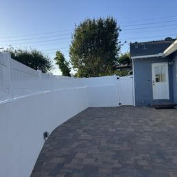 Photos of yard restoration