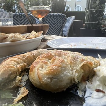 Poseidon - Their version of spanakopita - Greek Near Me - Miami Beach, Florida Poseidon - Their version of spanakopita - Greek Near Me - Miami Beach, Florida