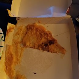 This is what was left in the box after I took the quesadilla out it fell apart This is what was left in the box after I took the quesadilla out it fell apart