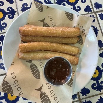 Holbox - Churros con chocolate - Latin American Near Me - Los Angeles, California Holbox - Churros con chocolate - Latin American Near Me - Los Angeles, California
