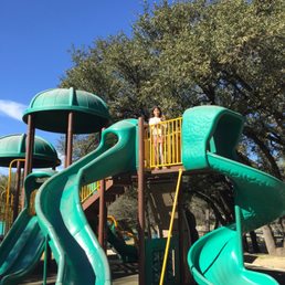 Rain playing in the playground pretty awesome