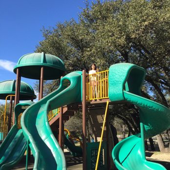 MacArthur Park - Rain playing in the playground pretty awesome - Parks Near Me - San Antonio, Texas