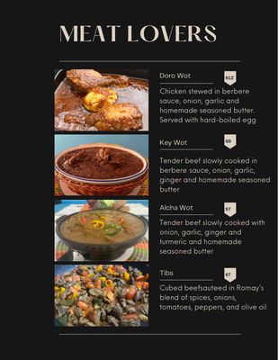 Menu photo 4 Yene Romay Ethiopian Kitchen Orlando, FL Menu photo 4 Yene Romay Ethiopian Kitchen Orlando, FL