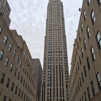 Rockefeller Center - Looking up at Rockefeller Center - Shopping Centers Near Me - New York, New York