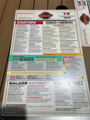 Menu photo 5 Big City Wings Richmond, TX