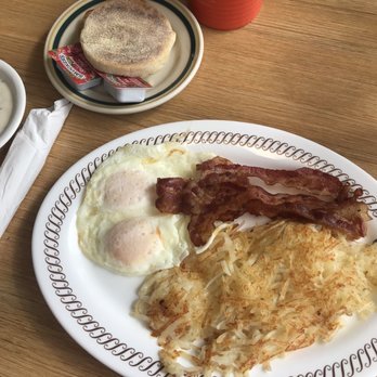Benbrook Cafe - Medium eggs with bacon, hashbrowns, and an English muffin - Cafes Near Me - Fort Worth, Texas Benbrook Cafe - Medium eggs with bacon, hashbrowns, and an English muffin - Cafes Near Me - Fort Worth, Texas