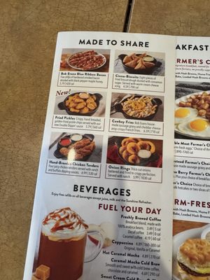 Menu photo 4 Bob Evans Davenport, FL