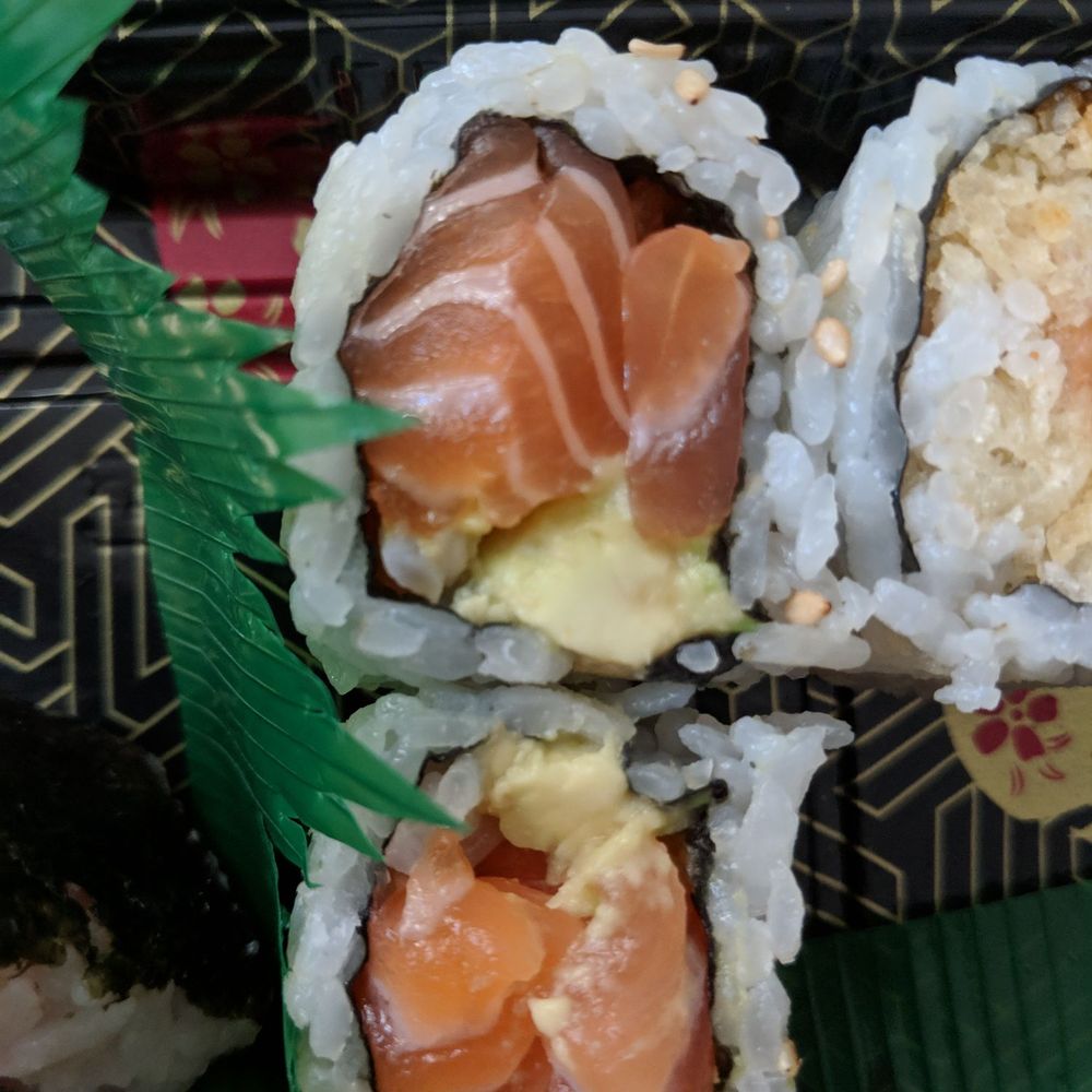Kawa Sushi - Salmon "Avocado".. with a hint of Avocado lol - Sushi Bars Near Me - Toronto, Ontario Kawa Sushi - Salmon "Avocado".. with a hint of Avocado lol - Sushi Bars Near Me - Toronto, Ontario