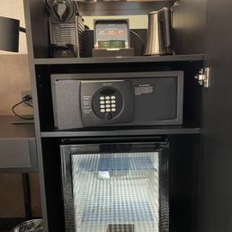 Mini fridge and safe