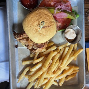 Hudson Hound - Fried Chicken Sandwich - Irish Near Me - Jersey City, New Jersey Hudson Hound - Fried Chicken Sandwich - Irish Near Me - Jersey City, New Jersey