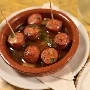 Casa Leo - Chorizo en sidra Asturiana. - Tapas Bars Near Me - Los Angeles, California