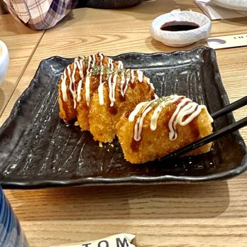 Tom Sushi - potato croquettes! - Sushi Bars Near Me - Vancouver, British Columbia