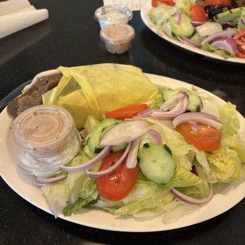 ZK Grill - Gyro wrap with salad - Mediterranean Near Me - Phoenix, Arizona