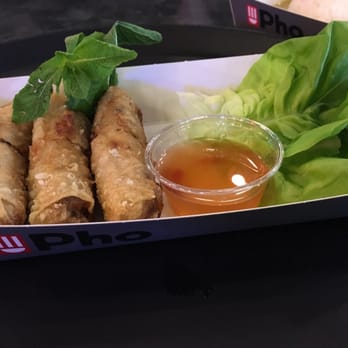Pho - Pork spring rolls - Vietnamese Near Me - Leeds, XWY