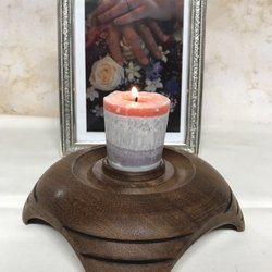 Wood Inspirations and Design - Sapele Exotic Candle Holder