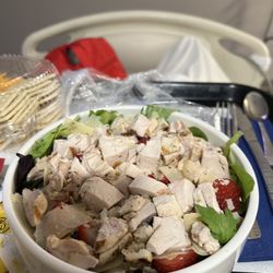 The Core Institute Specialty Hospital Café - Chicken Strawberry, blueberry salad