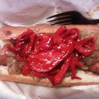 Dog Haus - Pasadena - Best of the Wurst - three pepper kielbasa with carmelized onions and extra sweet peppers - New American Near Me - Pasadena, California Dog Haus - Pasadena - Best of the Wurst - three pepper kielbasa with carmelized onions and extra sweet peppers - New American Near Me - Pasadena, California