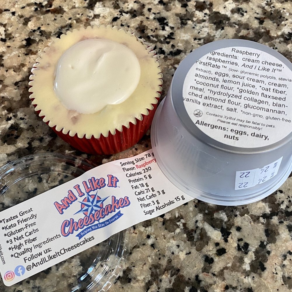 Keto Kitchen Creations - Raspberry cheesecake!! - Gluten-Free Near Me - Plano, Texas