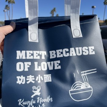 Kungfu Noodles - To go bag - Noodles Near Me - Tempe, Arizona