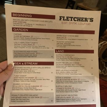 Fletcher's - Menu - New American Near Me - Park City, Utah