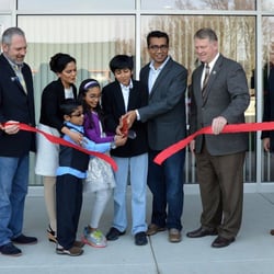 Vedic Spa - Ribbon cutting with Howard County Executive Allan Kittleman, Councilman Jon Weinstein, HCEDA Board Members Jay Parekh, HCEDA CEO Lawrence...