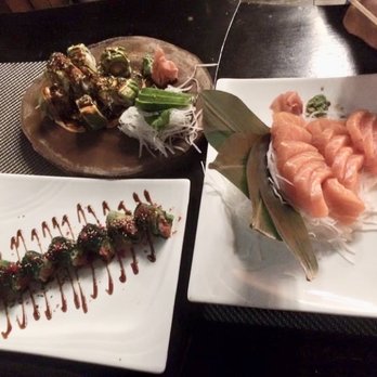 Iron Chef House - Salmon Sashimi Monkey Roll Crazy Dragon Roll - Sushi Bars Near Me - Brooklyn, New York Iron Chef House - Salmon Sashimi Monkey Roll Crazy Dragon Roll - Sushi Bars Near Me - Brooklyn, New York