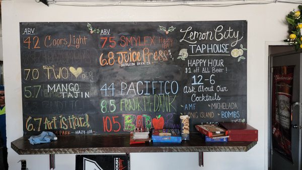 Menu photo 4 Lemon City Taphouse Lemon Grove, CA