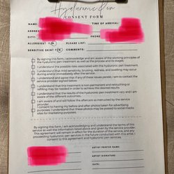 Lèvres by Carina - Consent form