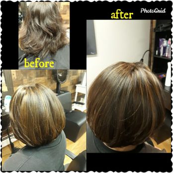 Faccia Bella - Highlights, cut, and blow dry - Hair Salons Near Me - Rochester, New York
