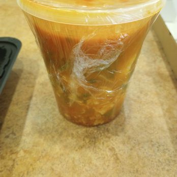 Hamjibak - Soft tofu soup - wrapped in plastic so it does not leak. - Korean Near Me - Sherwood, Oregon