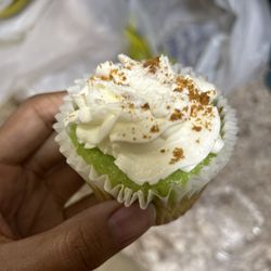 Whatcha Wanna Eat Food Hall - Key lime cupcake from Life Iz Sweetz