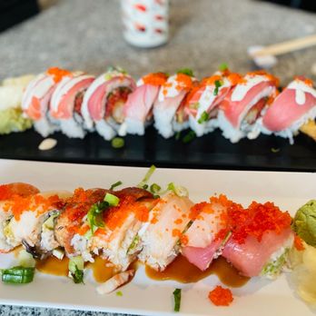 Cha Cha Sushi - Rainbow roll and King Kong roll - Sushi Bars Near Me - San Jose, California
