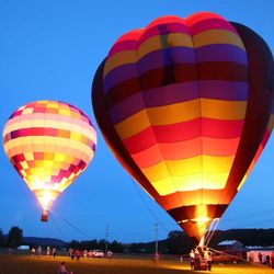 Aerostat Balloon Company - Moonglow at the Great Wellsville Balloon Rally